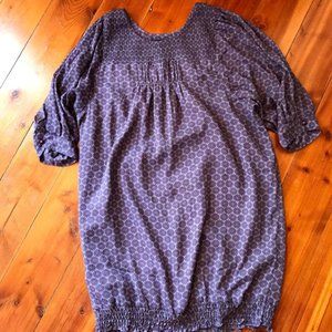 ABS Flowy Chiffon Balloon Dress